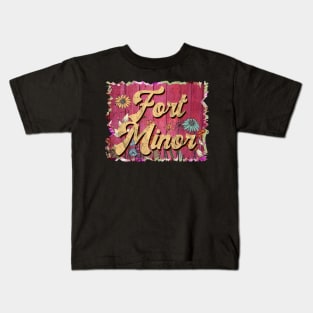 Classic Minor Personalized Flowers Proud Name Kids T-Shirt